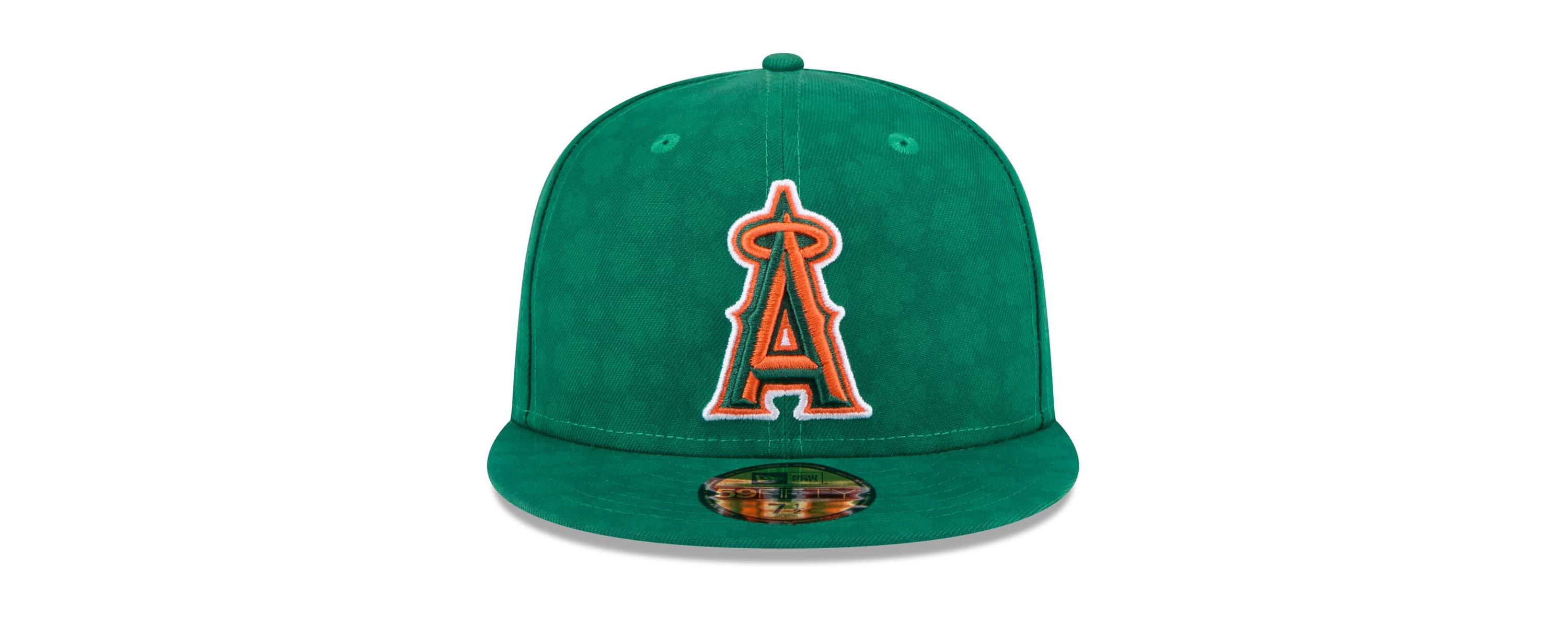 MLB Kelly Los Angeles Angels St. Patricks Day 59FIFTY Fitted Hat