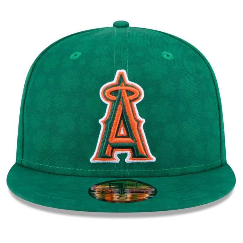 MLB Kelly Los Angeles Angels St. Patricks Day 59FIFTY Fitted Hat