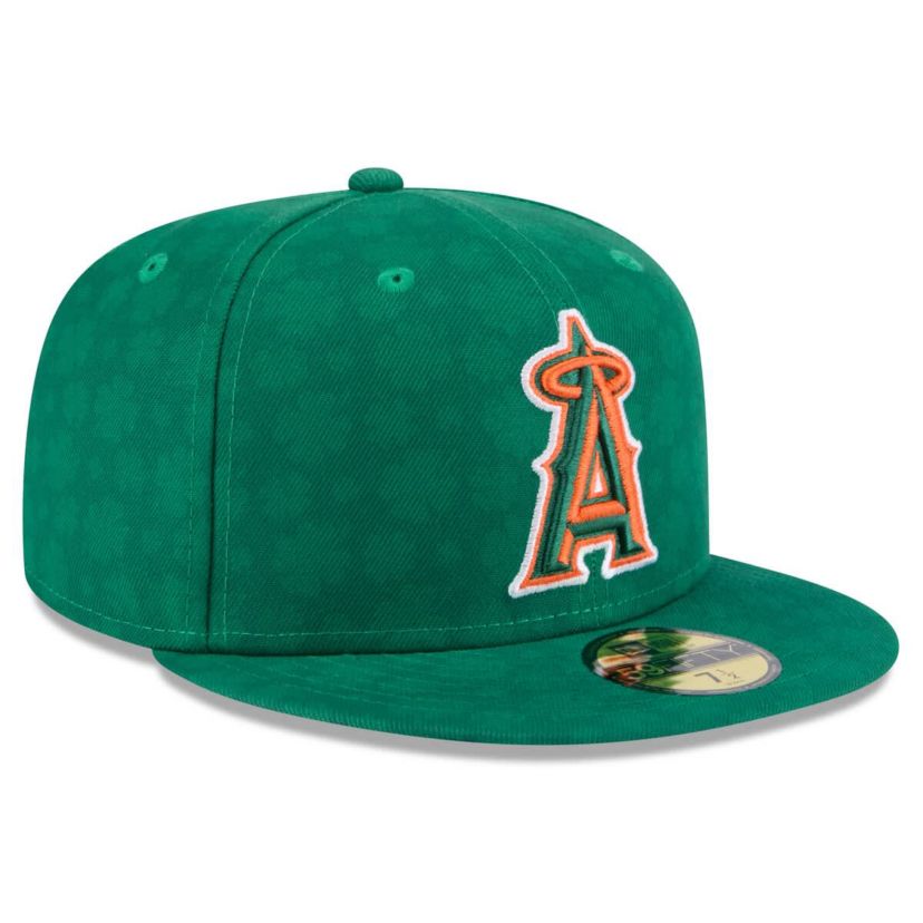 MLB Kelly Los Angeles Angels St. Patricks Day 59FIFTY Fitted Hat