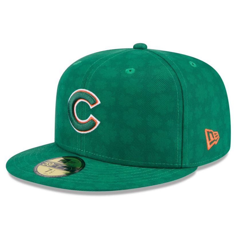 MLB Kelly Chicago Cubs St. Patricks Day 59FIFTY Fitted Hat