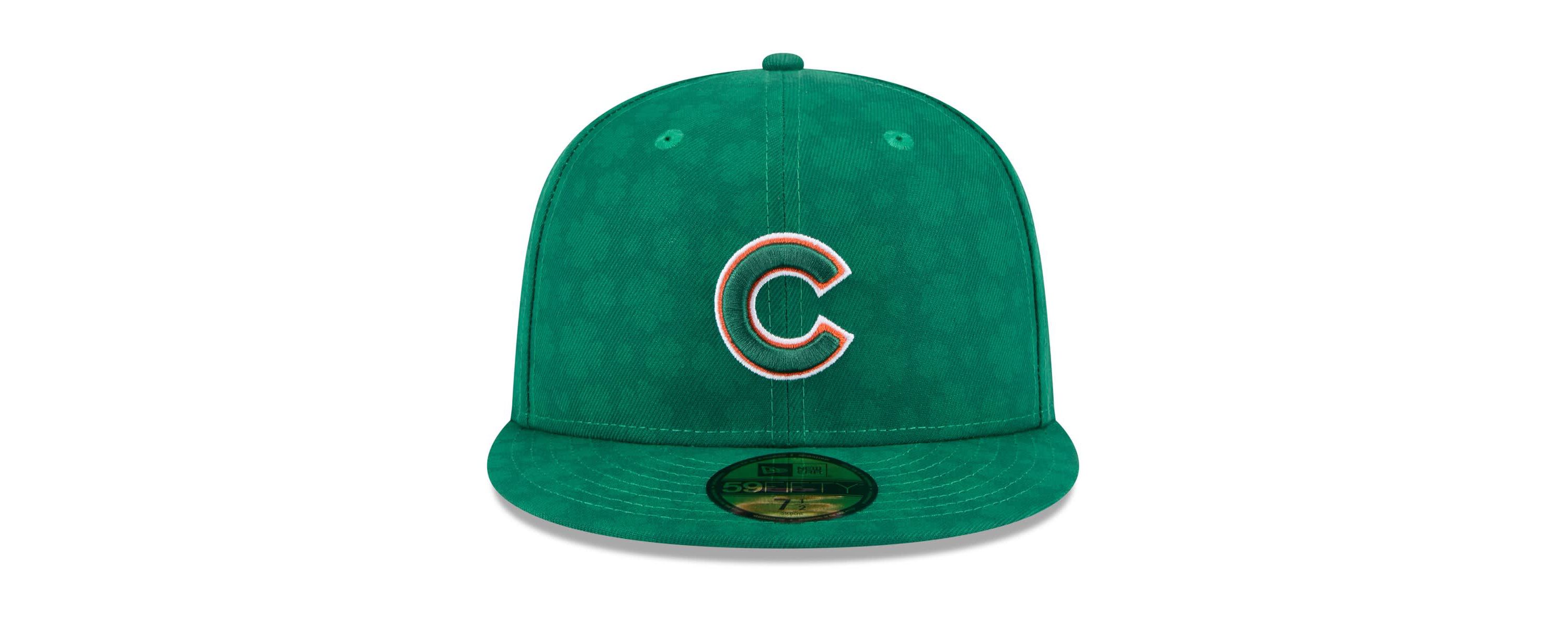 MLB Kelly Chicago Cubs St. Patricks Day 59FIFTY Fitted Hat