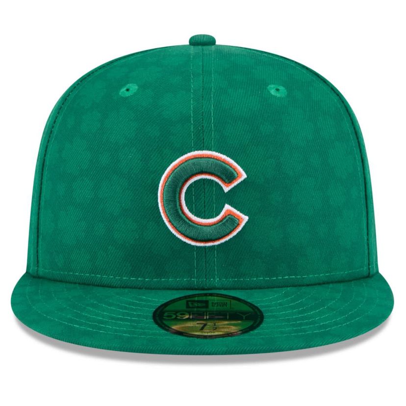 MLB Kelly Chicago Cubs St. Patricks Day 59FIFTY Fitted Hat