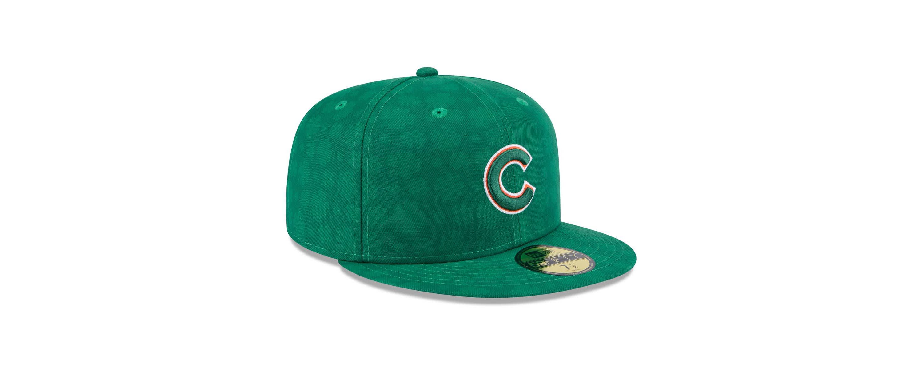MLB Kelly Chicago Cubs St. Patricks Day 59FIFTY Fitted Hat