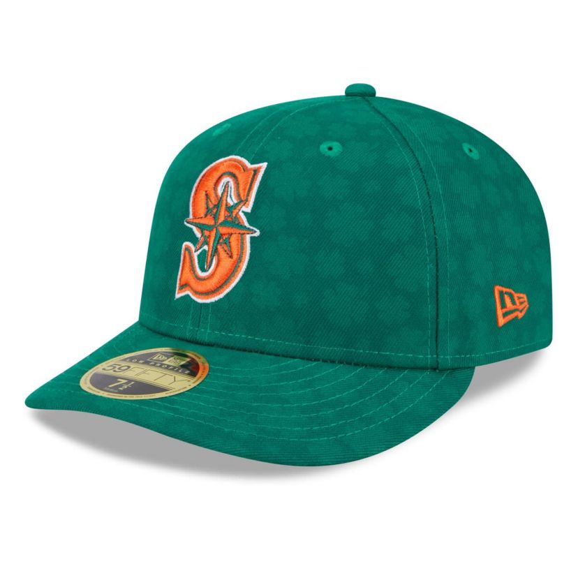 MLB Kelly Seattle Mariners St. Patricks Day Low 59FIFTY Fitted Hat