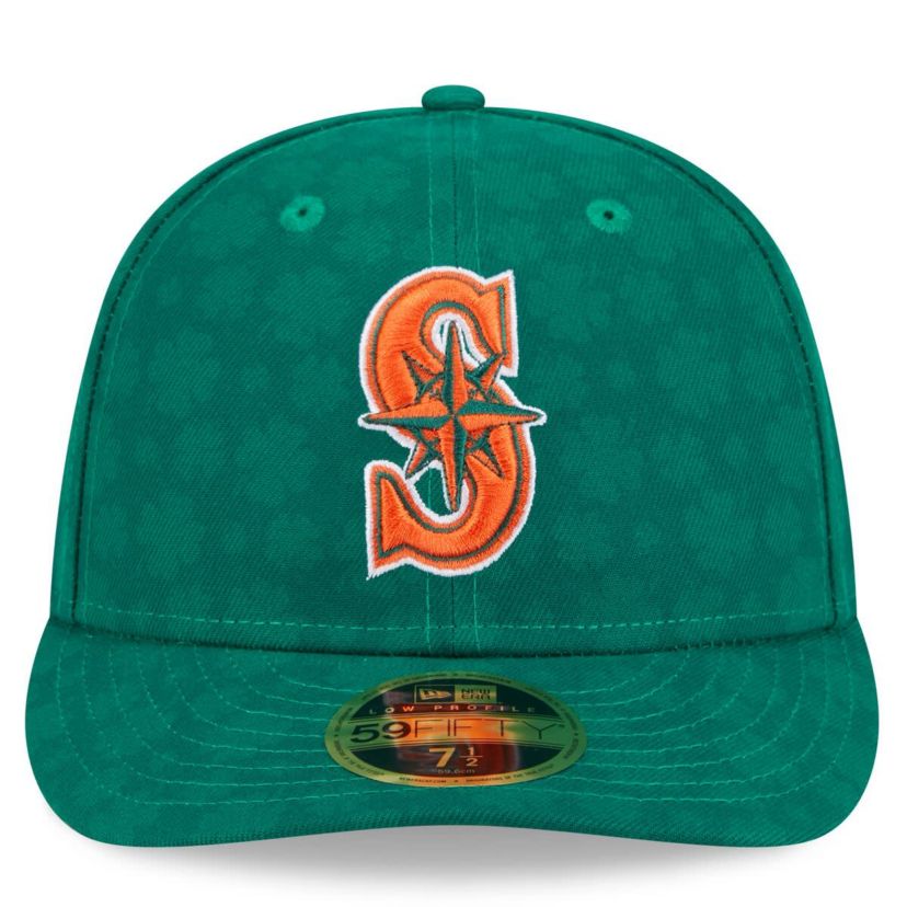 MLB Kelly Seattle Mariners St. Patricks Day Low 59FIFTY Fitted Hat