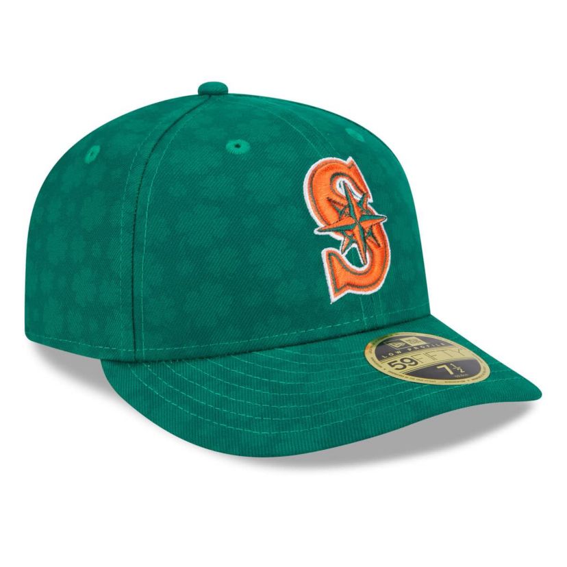 MLB Kelly Seattle Mariners St. Patricks Day Low 59FIFTY Fitted Hat