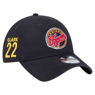 New Era WNBA Unisex Caitlin Clark Indiana Fever Name & Number Sidepatch 9TWENTY Adjustable Hat, Navy Blue