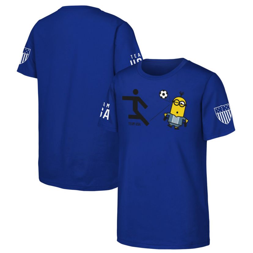 Olympics Unisex Team USA Minions Soccer T-Shirt