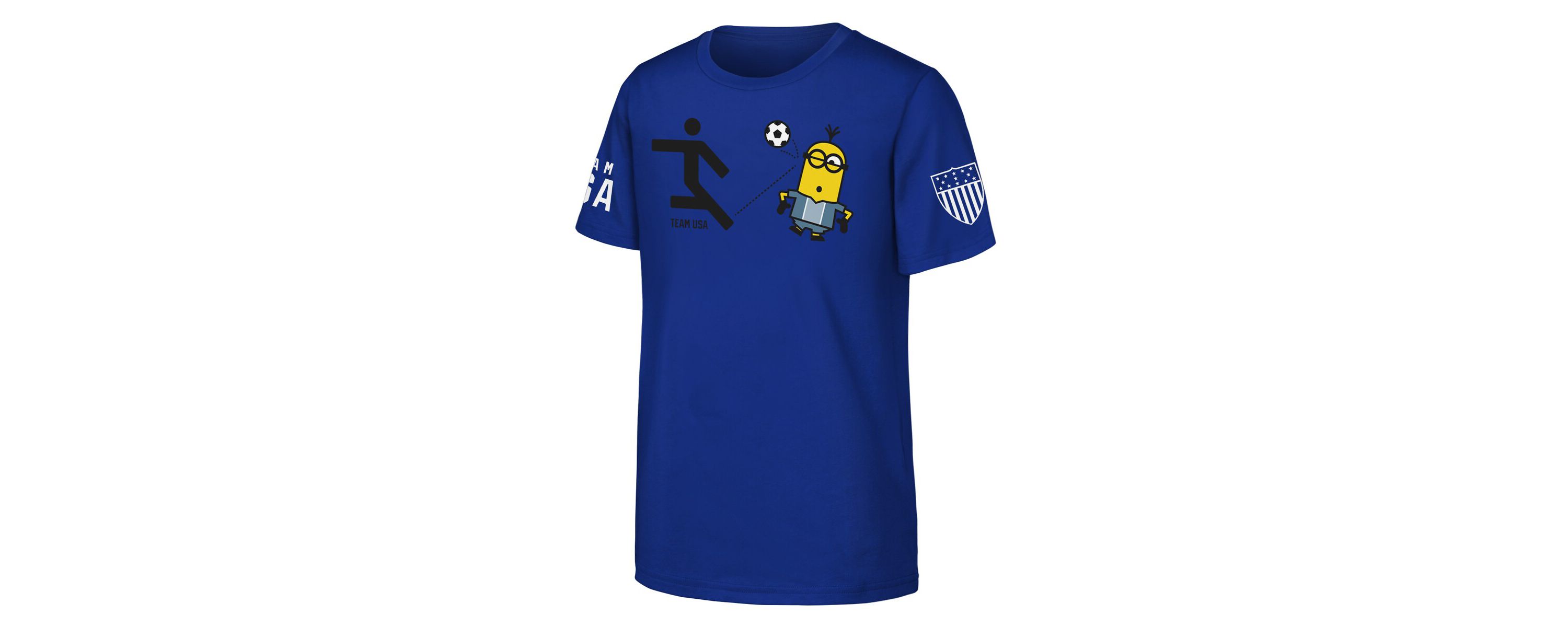Olympics Unisex Team USA Minions Soccer T-Shirt
