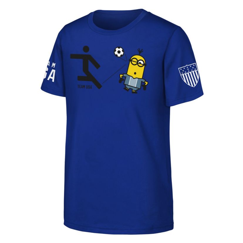 Olympics Unisex Team USA Minions Soccer T-Shirt