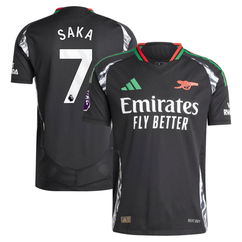 International Clubs Bukayo Saka Arsenal 2024/25 Away Authentic Player Jersey