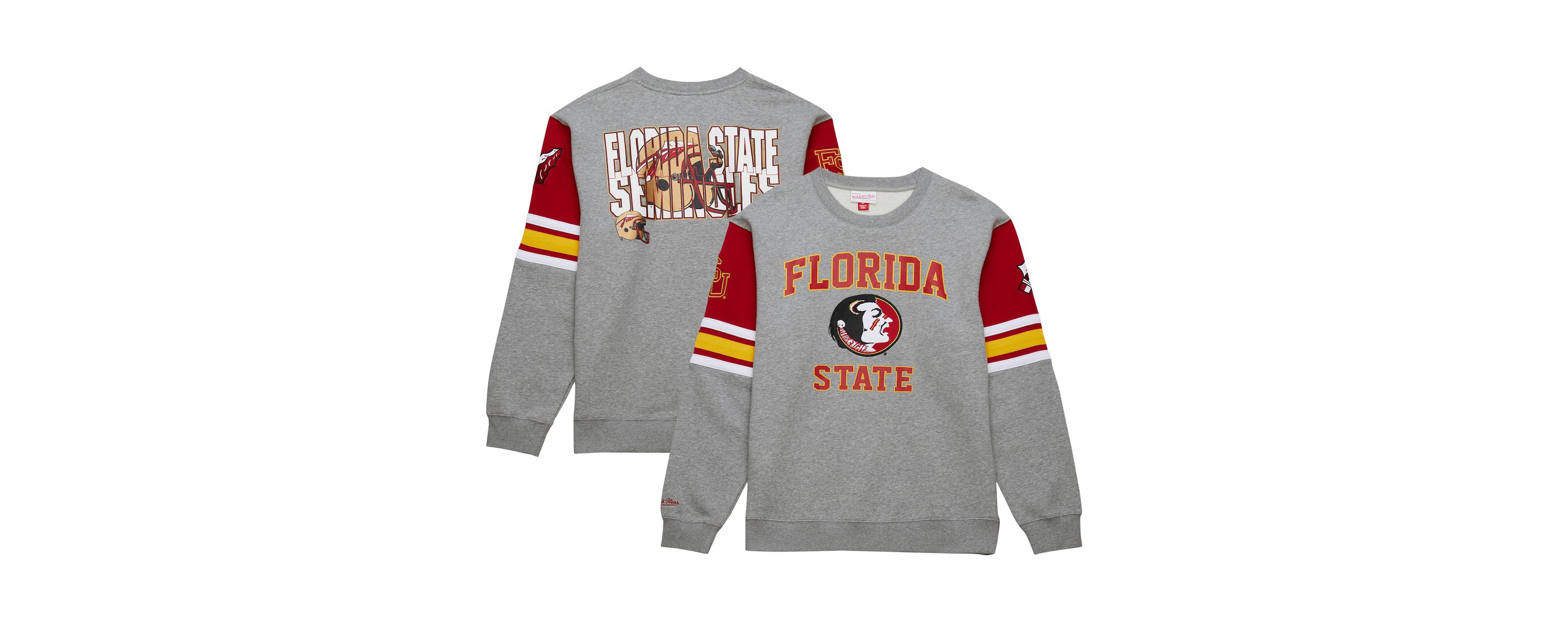 NCAA Florida State Seminoles Throwback Allover 4.0 Pullover Sweatshirt