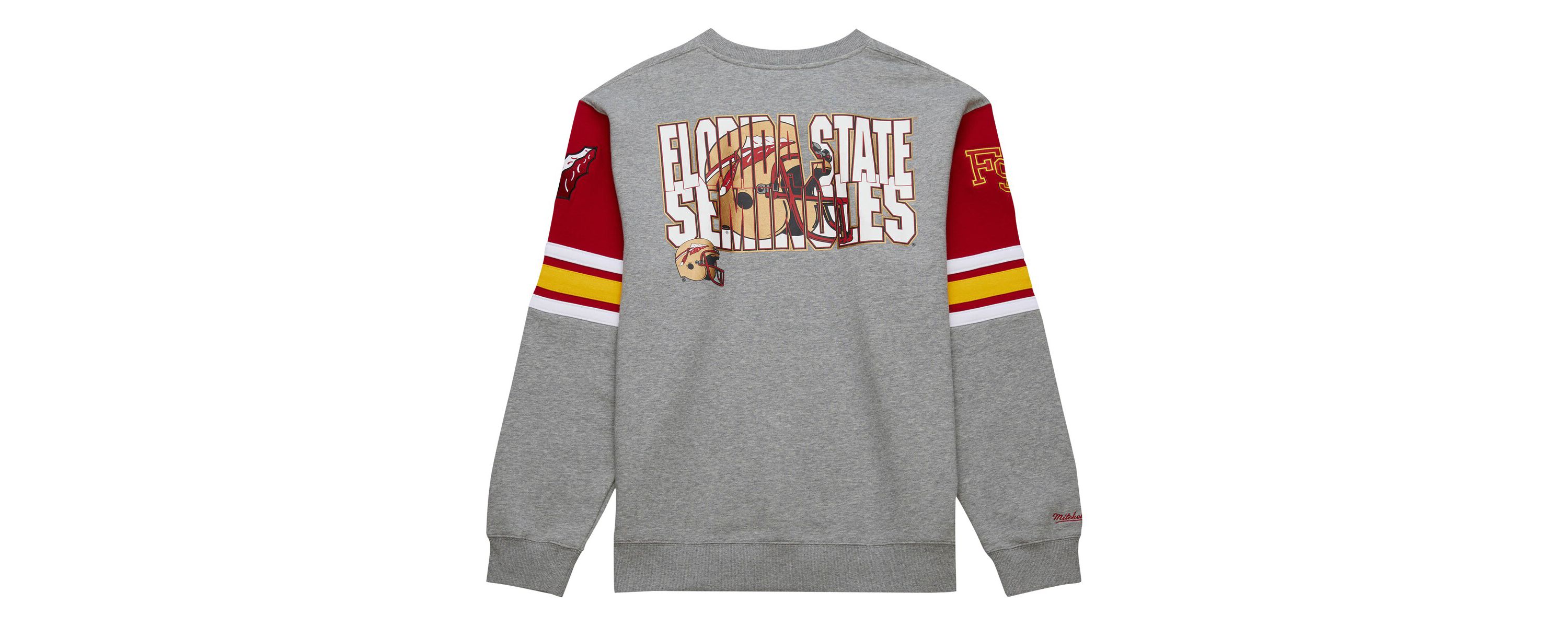 NCAA Florida State Seminoles Throwback Allover 4.0 Pullover Sweatshirt