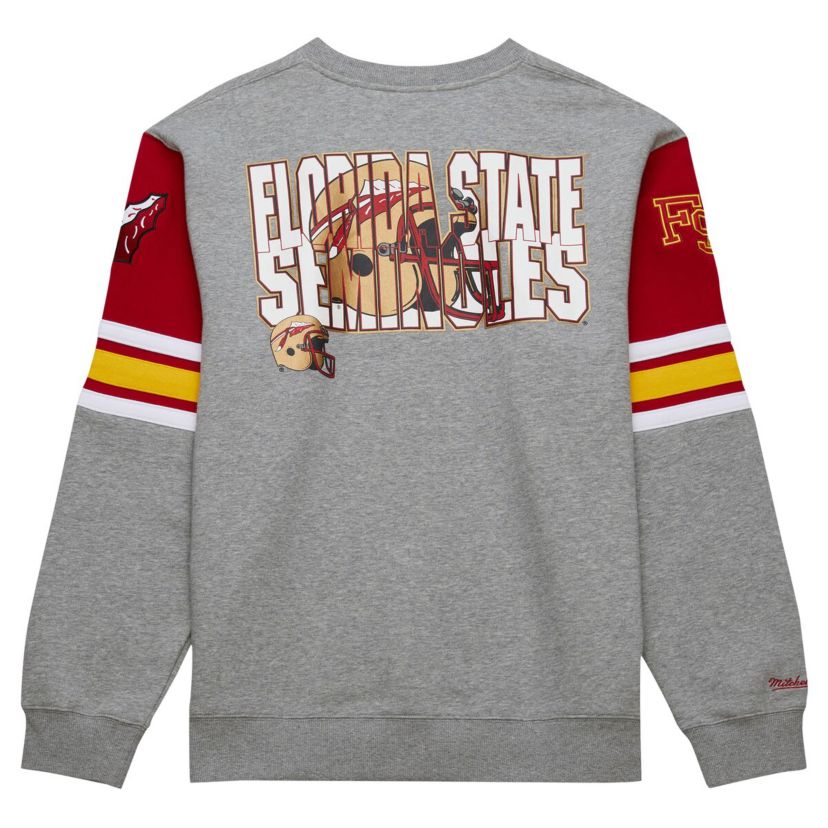 NCAA Florida State Seminoles Throwback Allover 4.0 Pullover Sweatshirt