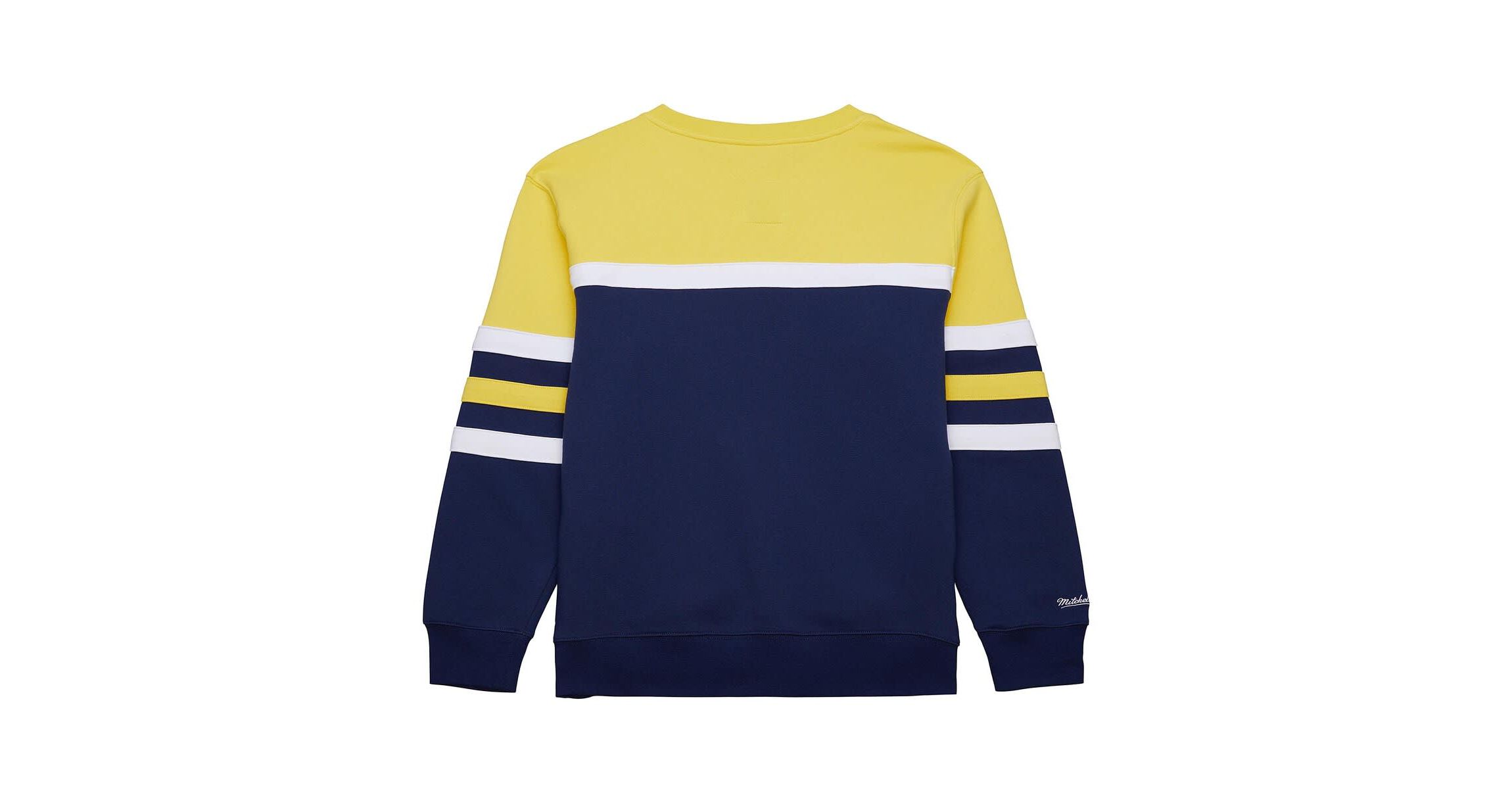 NCAA Michigan Wolverines Vintage Logo Head Coach Fleece Pullover Sweatshirt