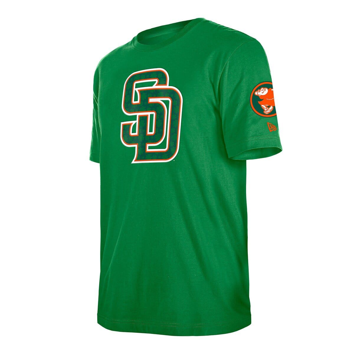 MLB Kelly San Diego Padres St. Patricks Day Shamrock Fill T-Shirt