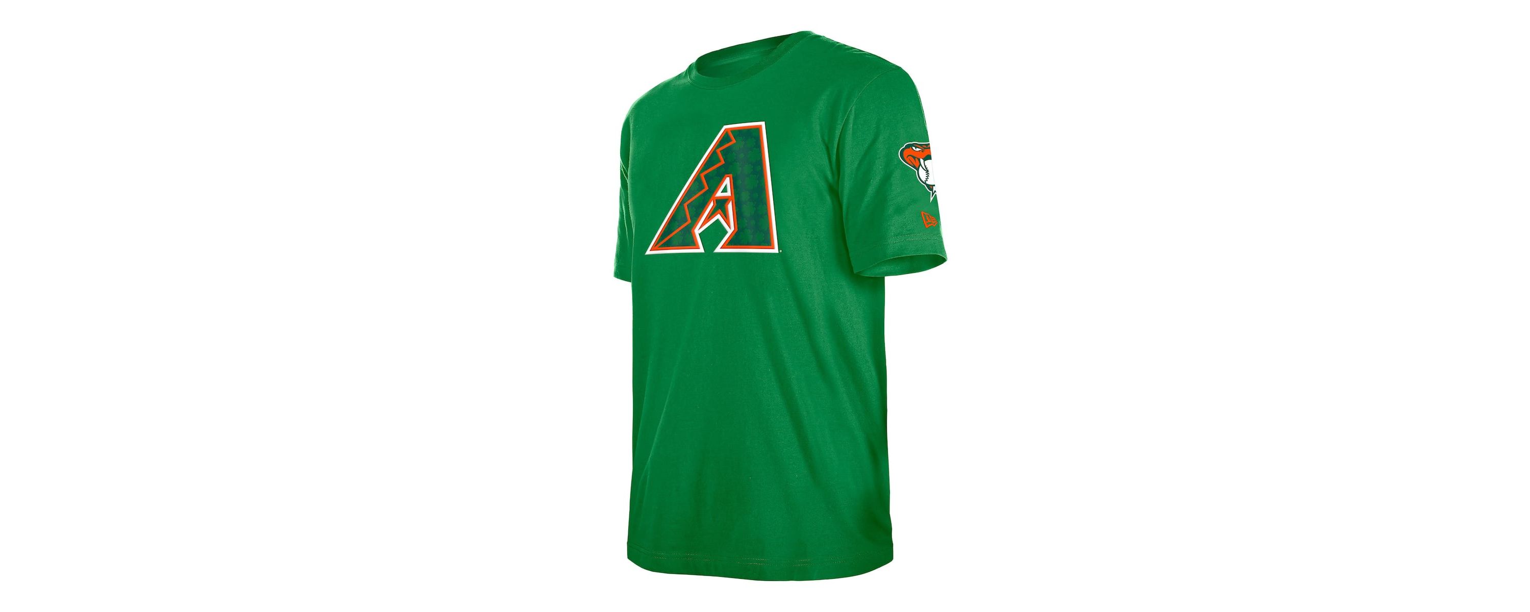 MLB Kelly Arizona Diamondbacks St. Patricks Day Shamrock Fill T-Shirt