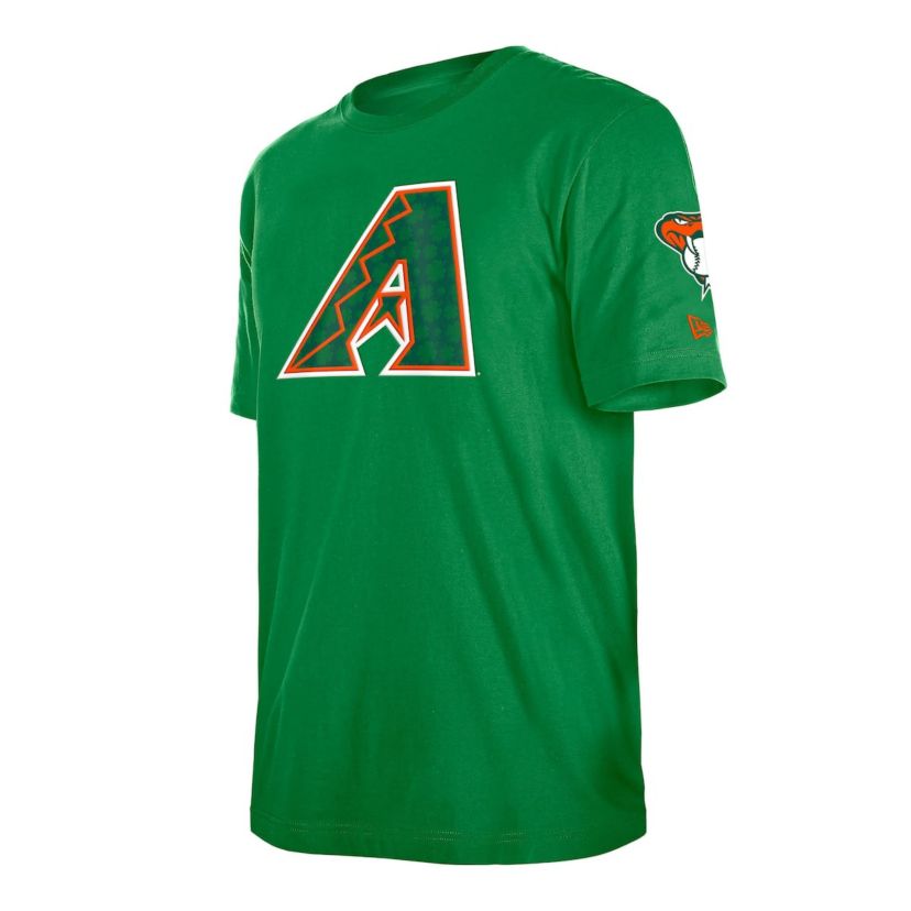 MLB Kelly Arizona Diamondbacks St. Patricks Day Shamrock Fill T-Shirt