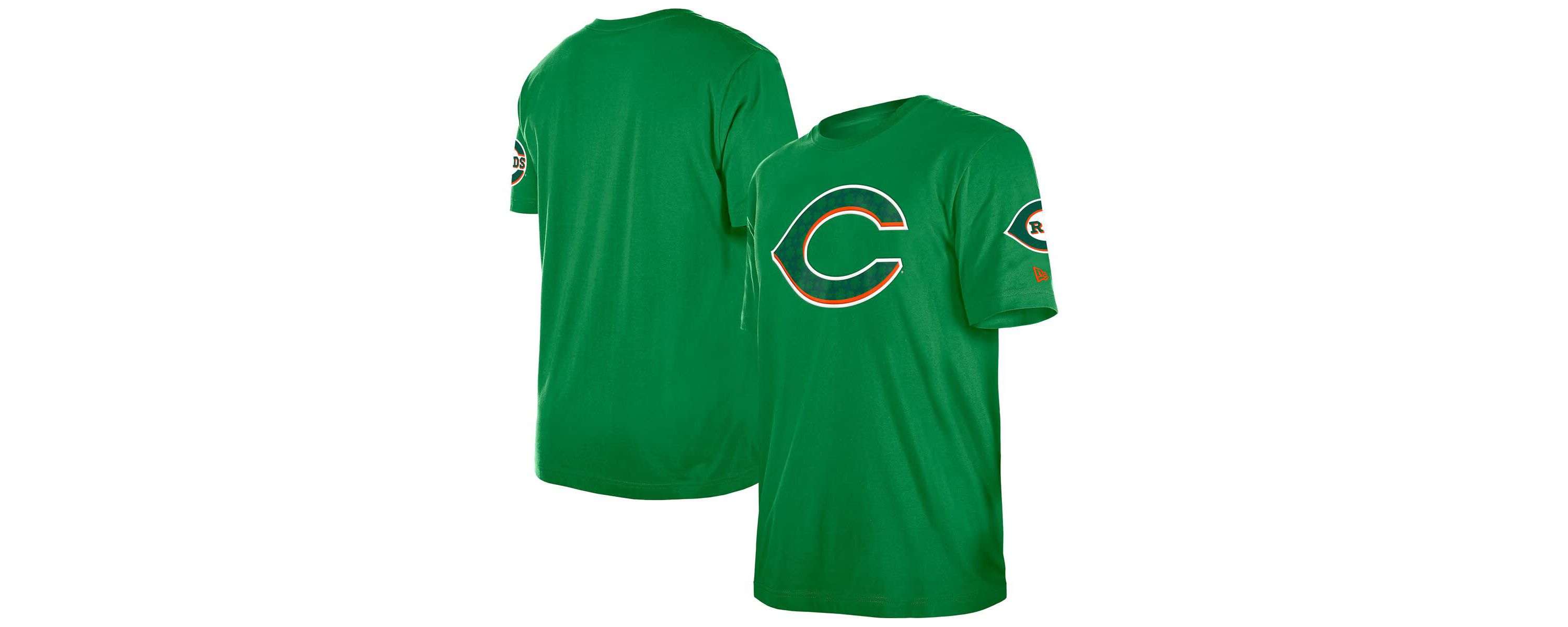 MLB Kelly Cincinnati Reds St. Patricks Day Shamrock Fill T-Shirt