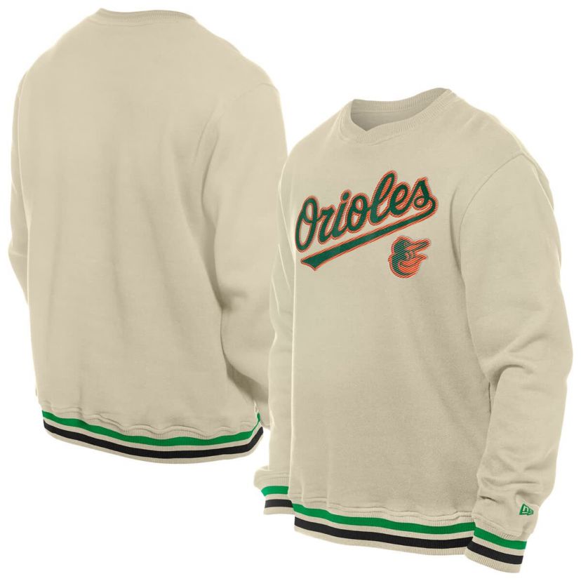MLB Baltimore Orioles St. Patricks Day Twill Pullover Sweatshirt