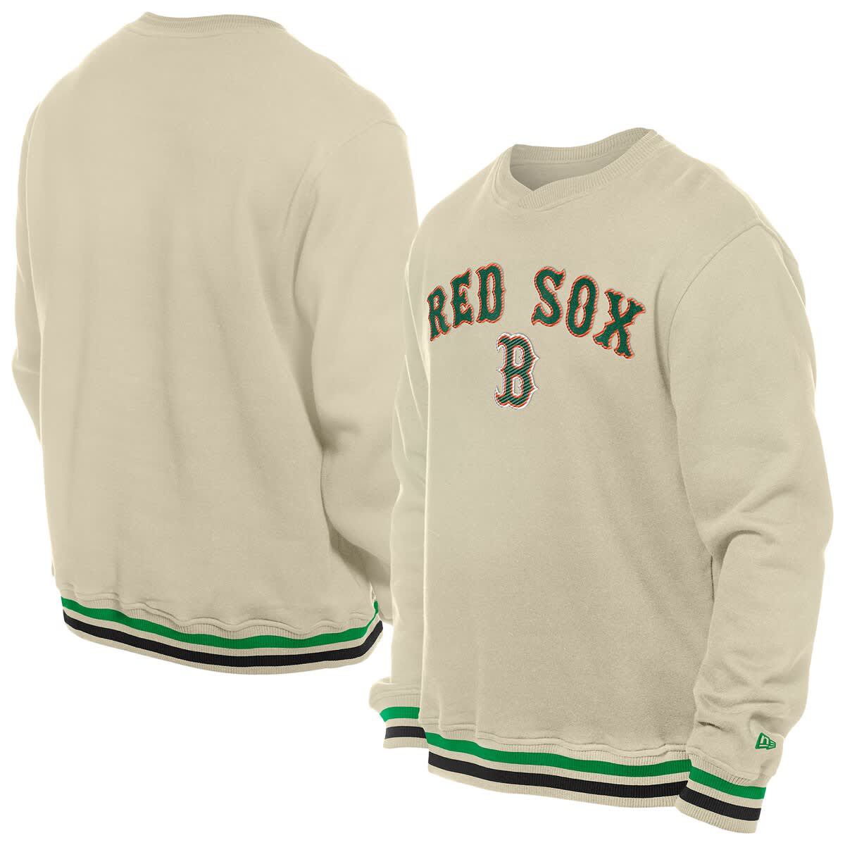 Boston Red Sox MLB Boston Sox St. Patricks Day Twill Pullover Sweatshirt