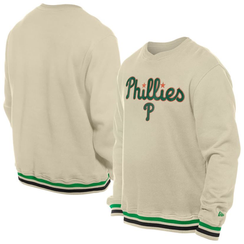 MLB Philadelphia Phillies St. Patricks Day Twill Pullover Sweatshirt
