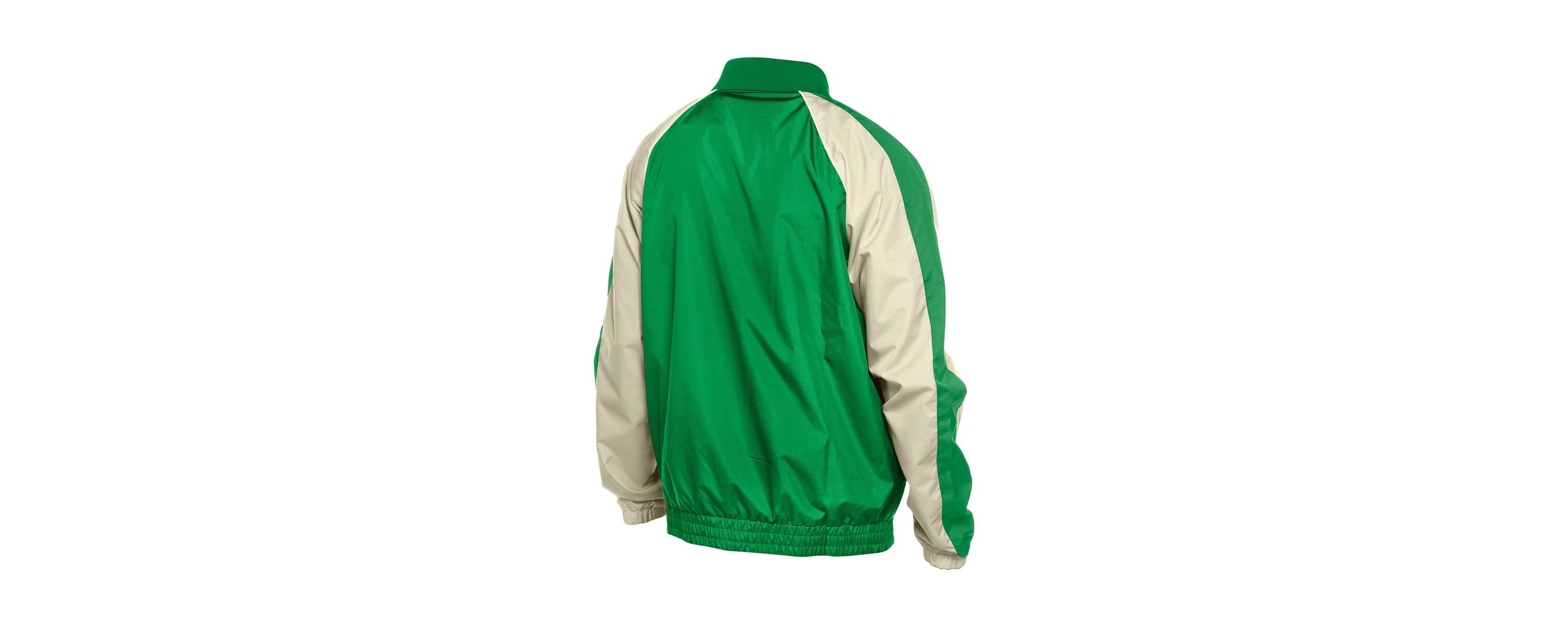 Boston Red Sox MLB Kelly Boston Sox St. Patricks Day Ripstop Raglan Quarter-Zip Windbreaker