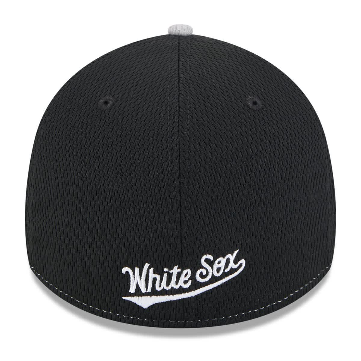 Chicago White Sox MLB Black/Gray Chicago Sox 2025 MLB Clubhouse 39THIRTY Flex Hat