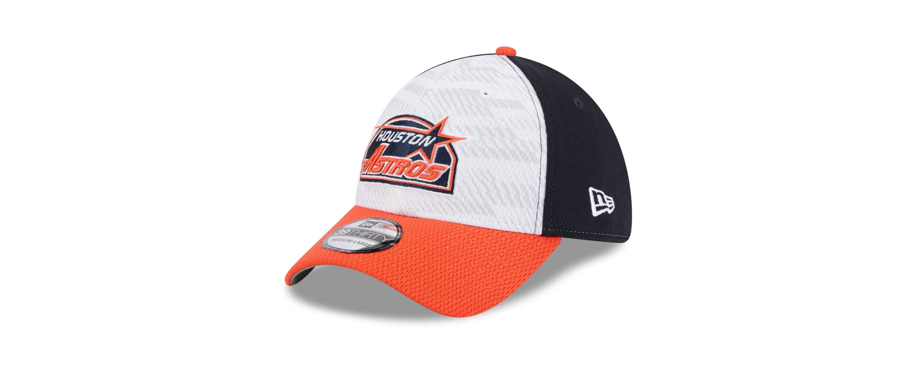 MLB Navy/Orange Houston Astros 2025 MLB Clubhouse 39THIRTY Flex Hat