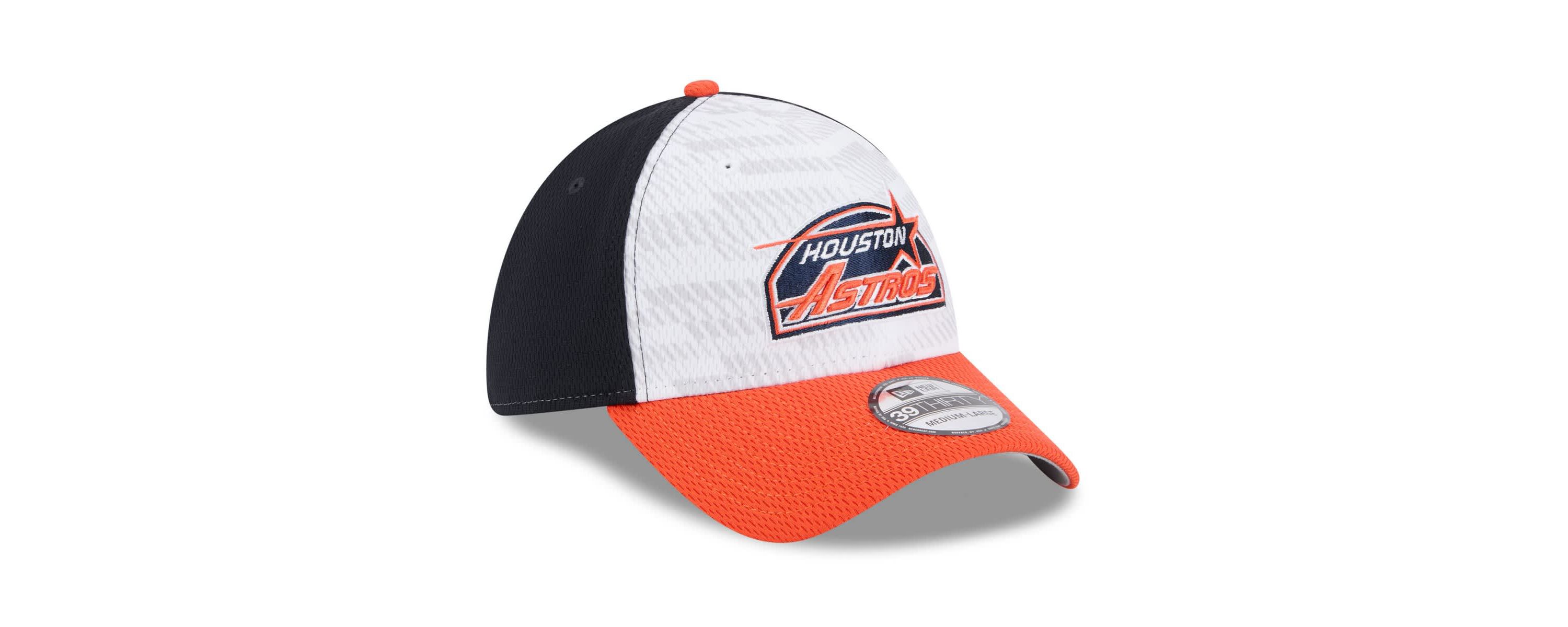 MLB Navy/Orange Houston Astros 2025 MLB Clubhouse 39THIRTY Flex Hat