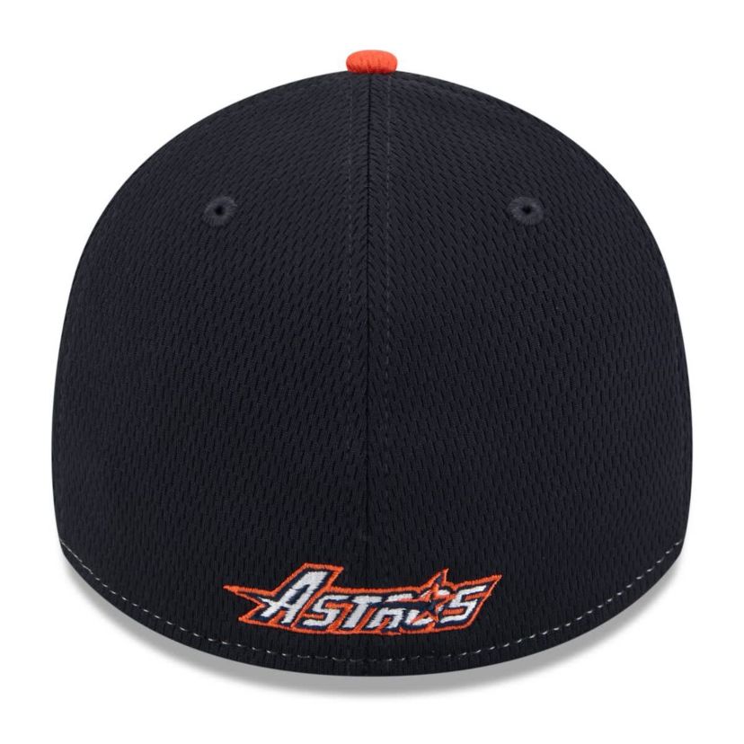MLB Navy/Orange Houston Astros 2025 MLB Clubhouse 39THIRTY Flex Hat