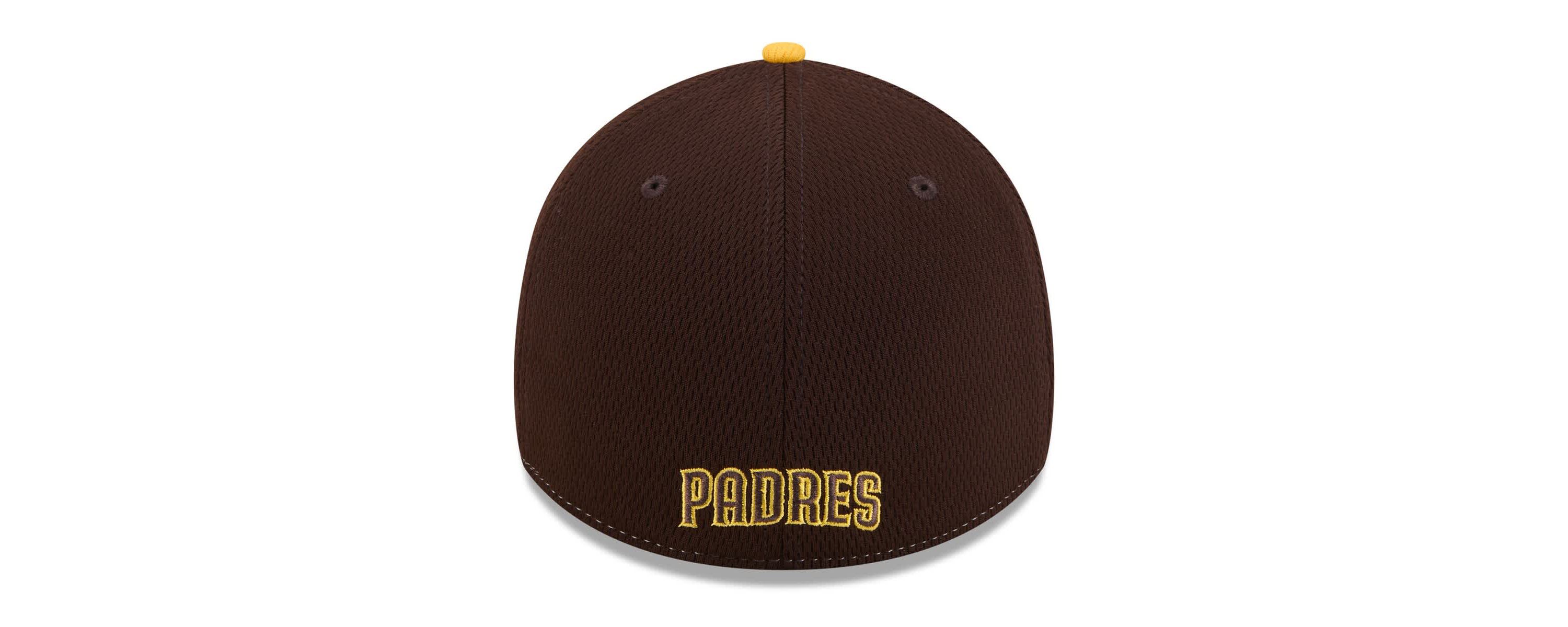 MLB Brown/Gold San Diego Padres 2025 MLB Clubhouse 39THIRTY Flex Hat
