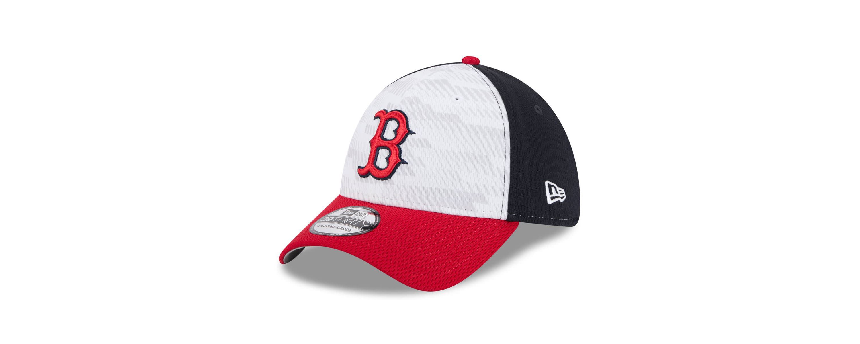Boston Red Sox MLB Navy/Red Boston Sox 2025 MLB Clubhouse 39THIRTY Flex Hat