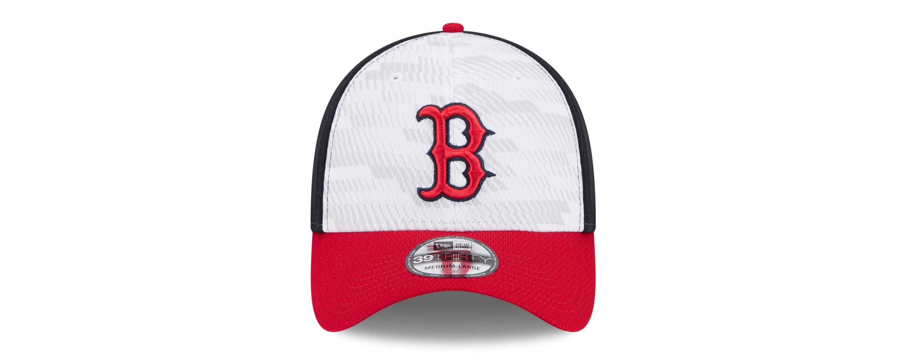 Boston Red Sox MLB Navy/Red Boston Sox 2025 MLB Clubhouse 39THIRTY Flex Hat
