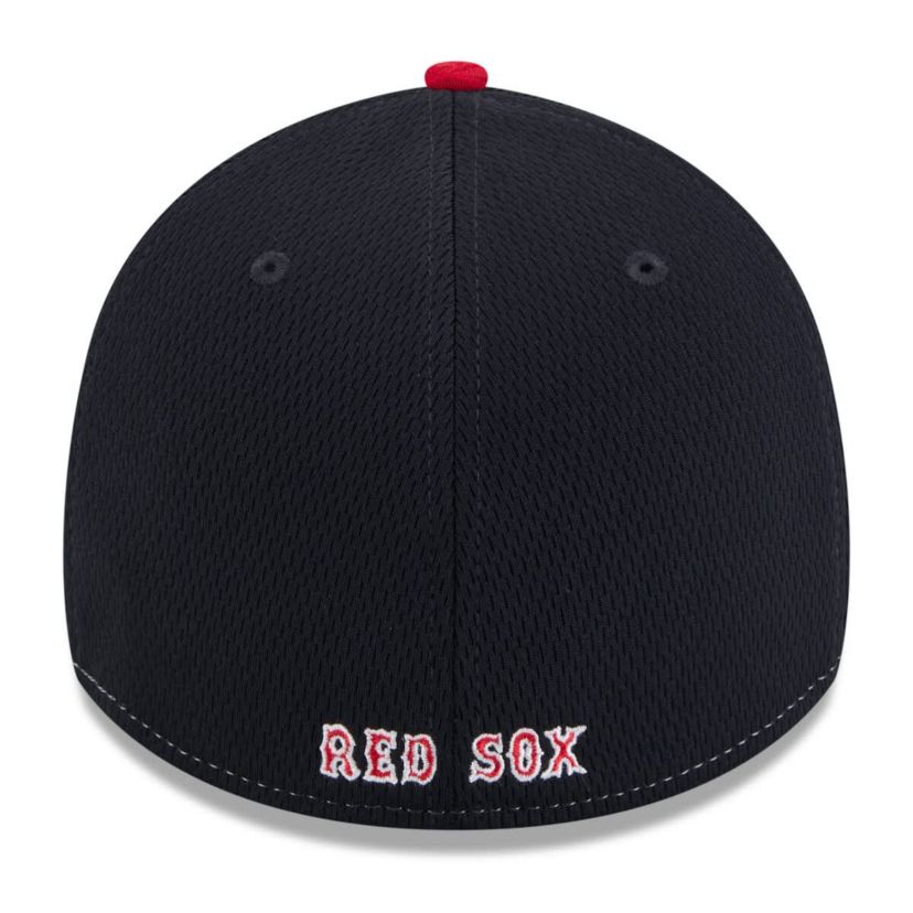 Boston Red Sox MLB Navy/Red Boston Sox 2025 MLB Clubhouse 39THIRTY Flex Hat