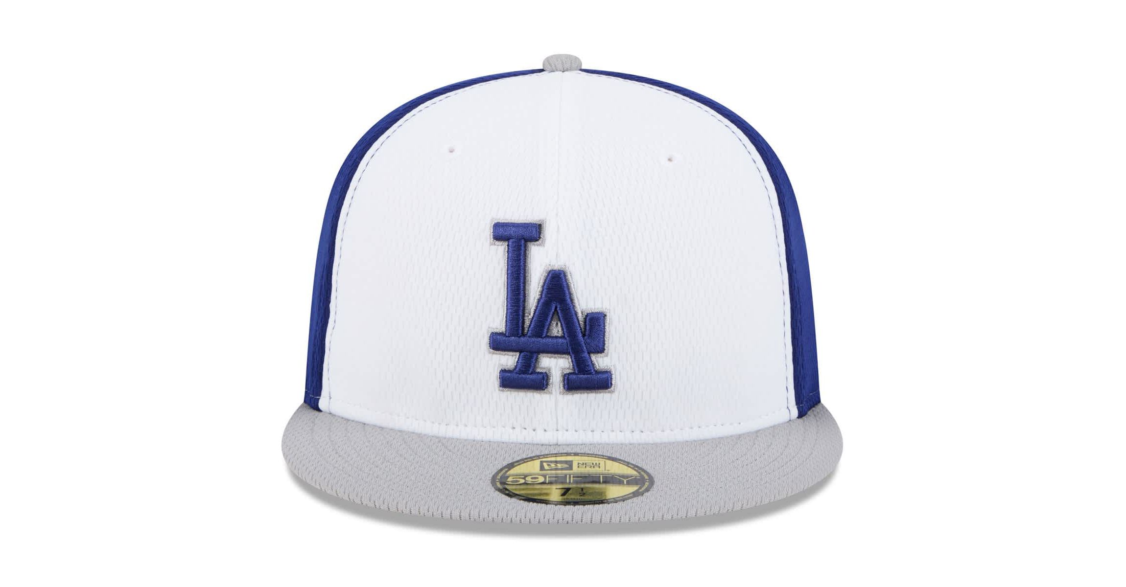 MLB Royal/Gray Los Angeles Dodgers 2025 MLB Clubhouse 59FIFTY Fitted Hat