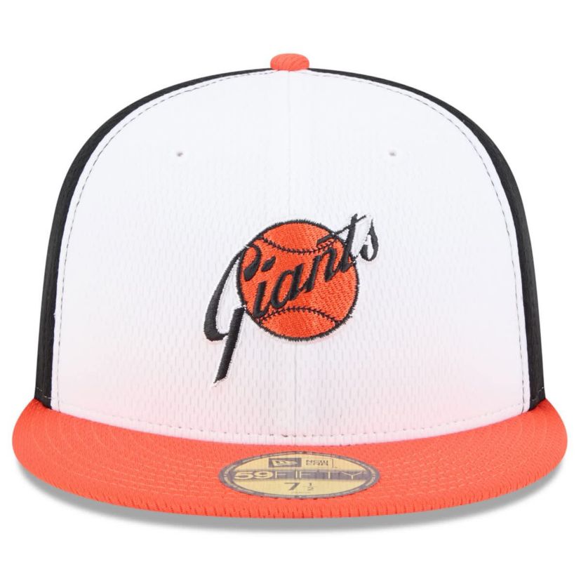 MLB Black/Orange San Francisco Giants 2025 MLB Clubhouse 59FIFTY Fitted Hat