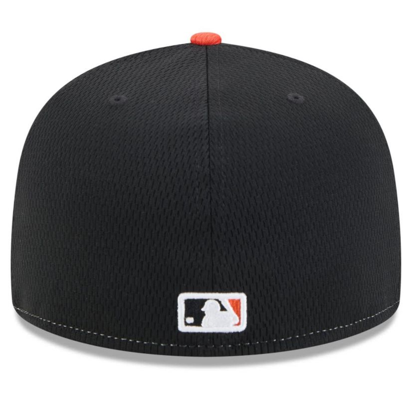 MLB Black/Orange San Francisco Giants 2025 MLB Clubhouse 59FIFTY Fitted Hat