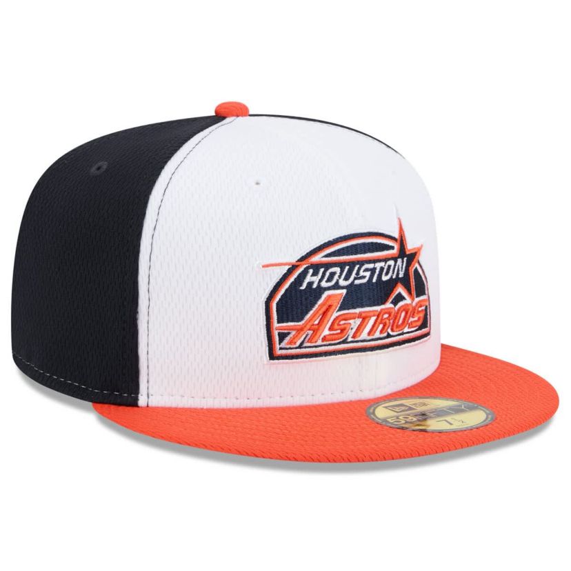 MLB Navy/Orange Houston Astros 2025 MLB Clubhouse 59FIFTY Fitted Hat