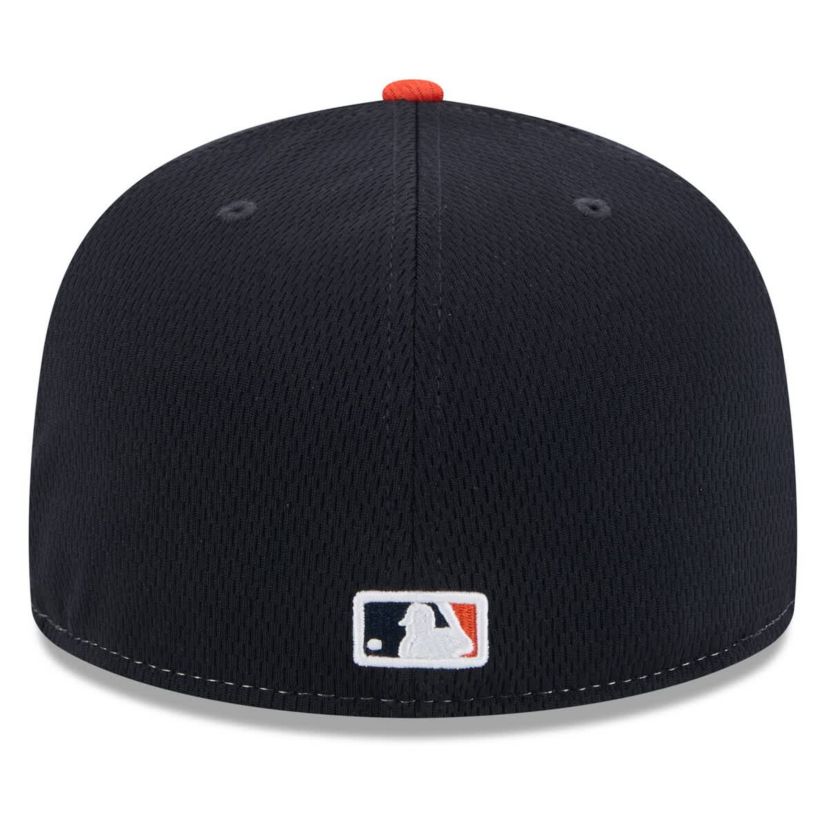MLB Navy/Orange Houston Astros 2025 MLB Clubhouse 59FIFTY Fitted Hat