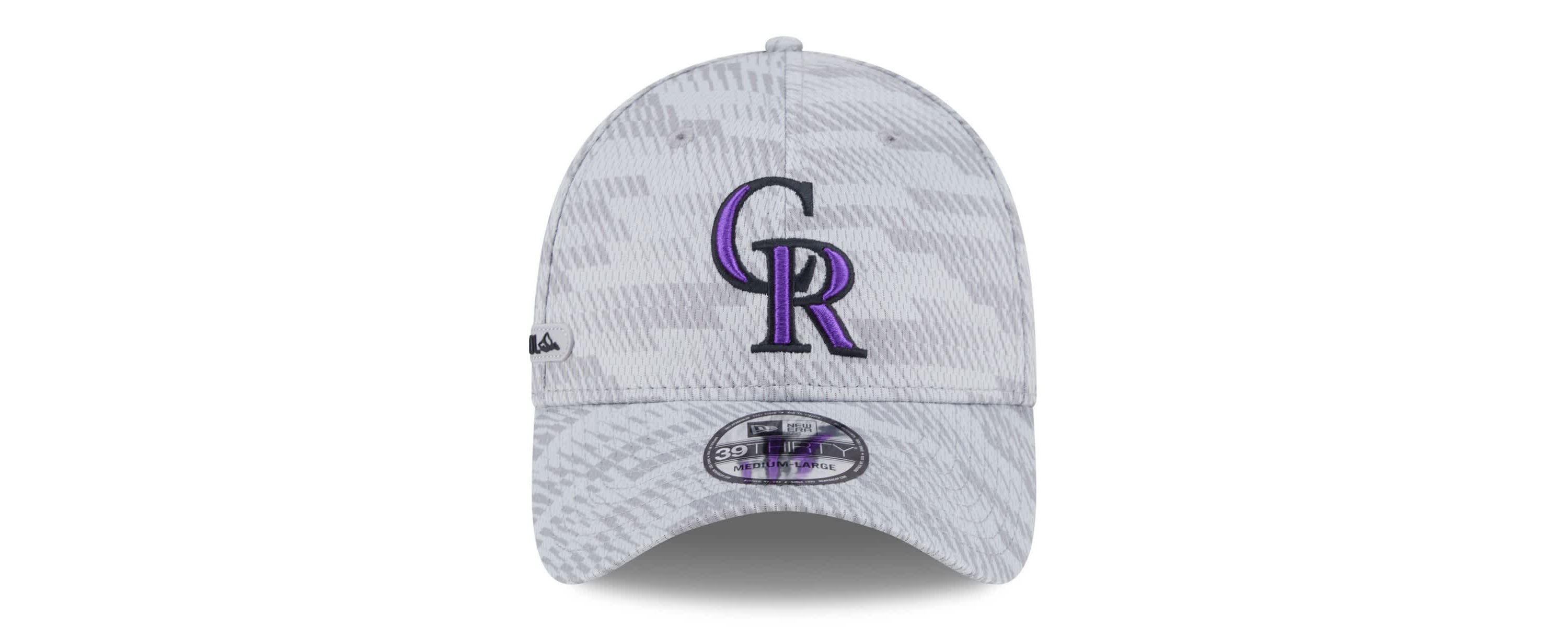 MLB Colorado Rockies 2025 MLB Clubhouse 39THIRTY Flex Hat