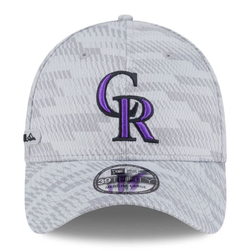 MLB Colorado Rockies 2025 MLB Clubhouse 39THIRTY Flex Hat