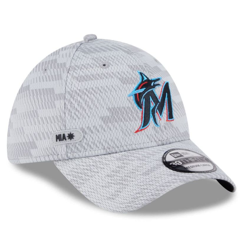 MLB Miami Marlins 2025 MLB Clubhouse 39THIRTY Flex Hat