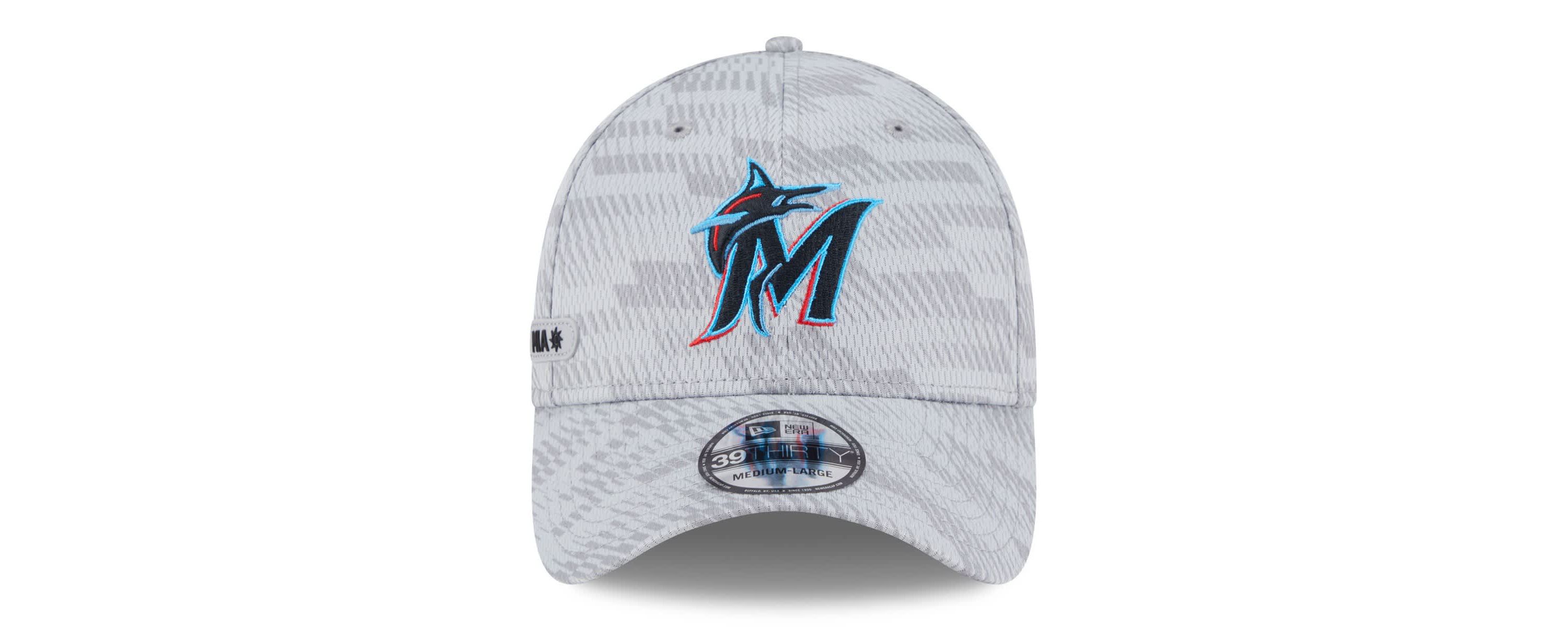 MLB Miami Marlins 2025 MLB Clubhouse 39THIRTY Flex Hat