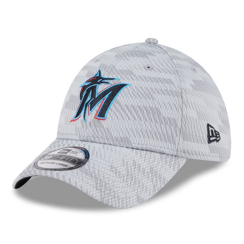 MLB Miami Marlins 2025 MLB Clubhouse 39THIRTY Flex Hat