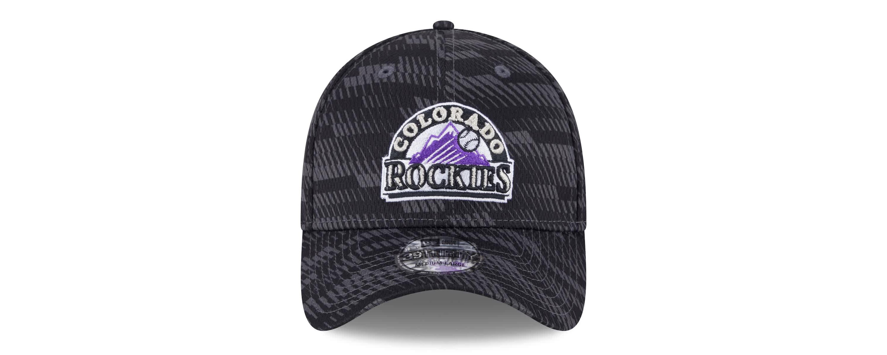 MLB Colorado Rockies 2025 MLB Clubhouse 39THIRTY Flex Hat