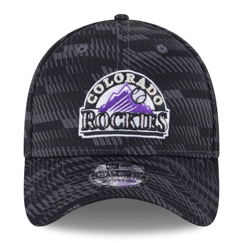 MLB Colorado Rockies 2025 MLB Clubhouse 39THIRTY Flex Hat