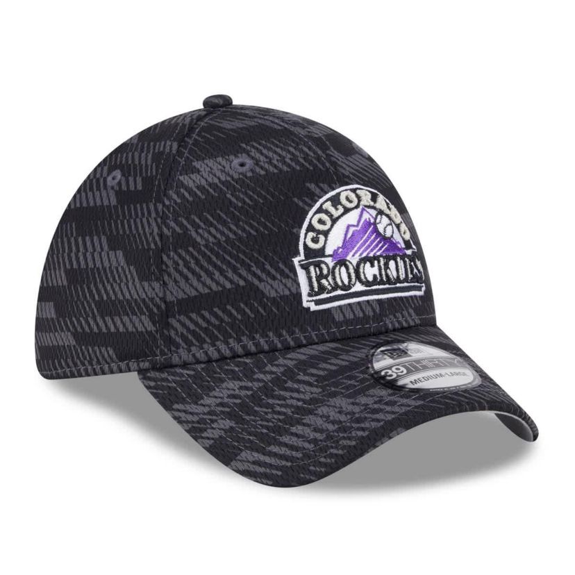 MLB Colorado Rockies 2025 MLB Clubhouse 39THIRTY Flex Hat