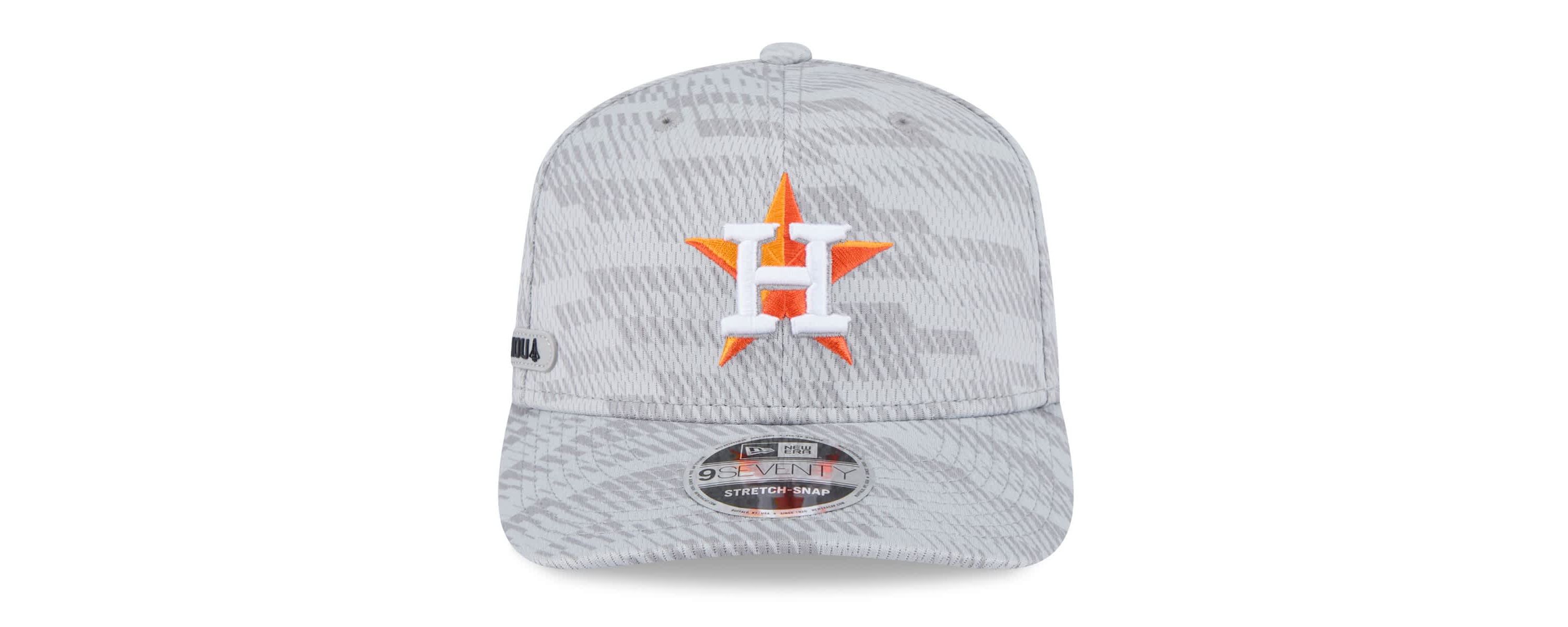MLB Houston Astros 2025 MLB Clubhouse 9SEVENTY Stretch-Snap Hat