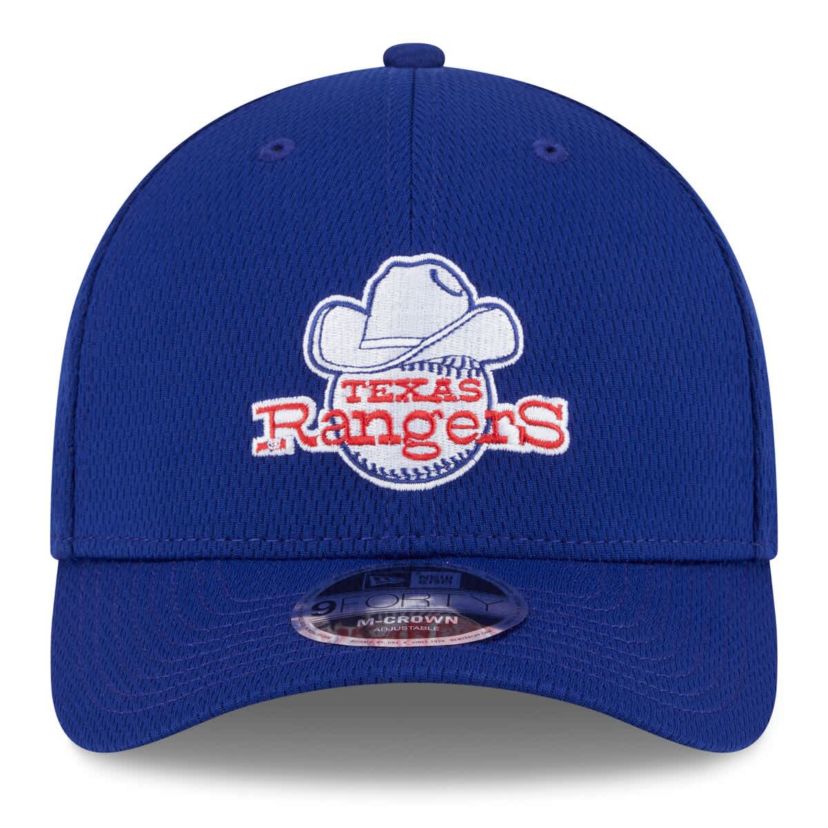 MLB Texas Rangers 2025 MLB Clubhouse 9FORTY M-Crown Adjustable Hat